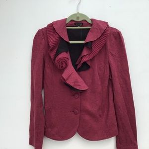 J. Peterman Wool Knit Jacket. Very Unique
